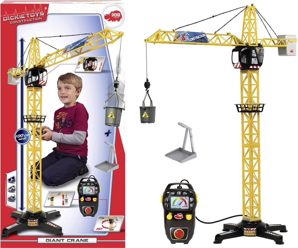 DICKIE TOYS GRU A BATTERIA 100 CM CON ACCESSORI 203462411