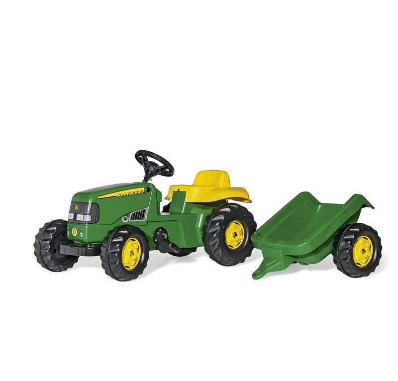 ROLLY TOYS ROLLYKID JOHN DEERE CON RIMORCHIO cod. 012190