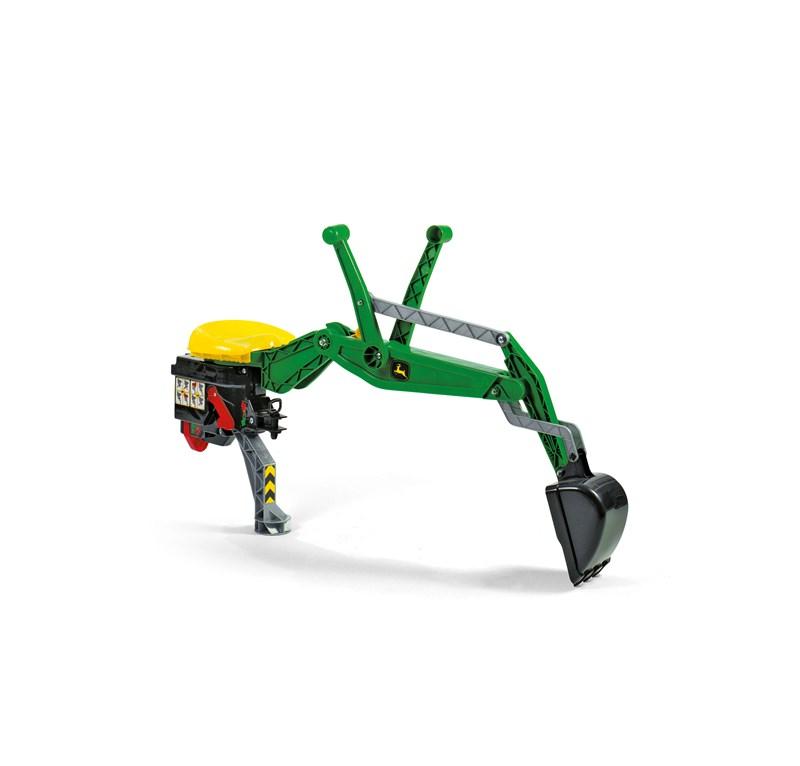 ROLLY TOYS ESCAVATORE POSTERIORE CON FERMO JOHN DEERE 409358