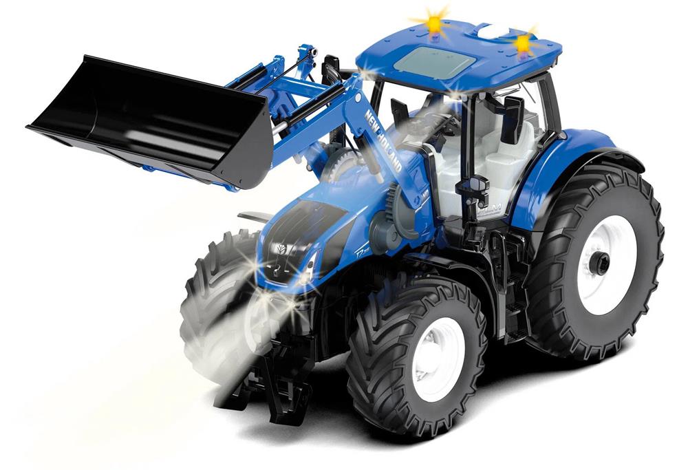 SIKU CONTROL NEW HOLLAND T7.315 TRATTORE CON CARICATORE FRONTALE 6797