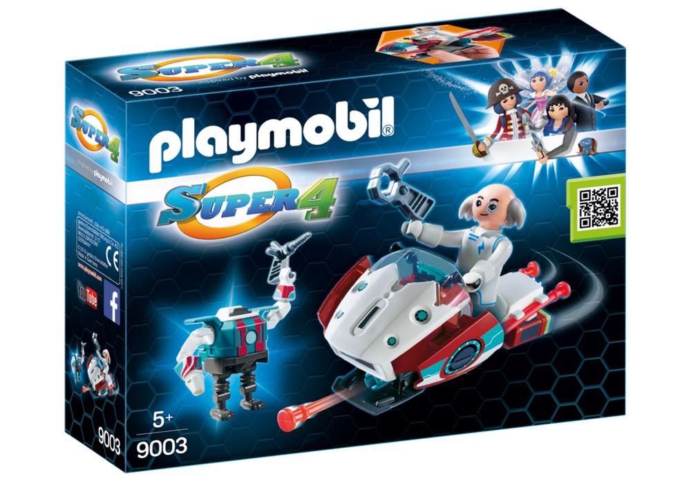 PLAYMOBIL SKYJET CON DOTTOR X E ROBOT 9003