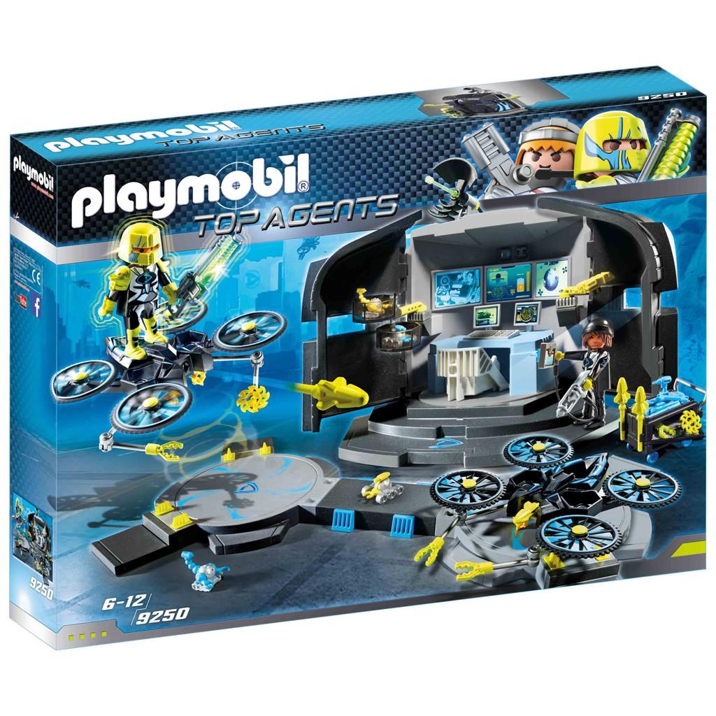 PLAYMOBIL TOP AGENTS CENTRO DI COMANDO DEL DR. DRONE 9250