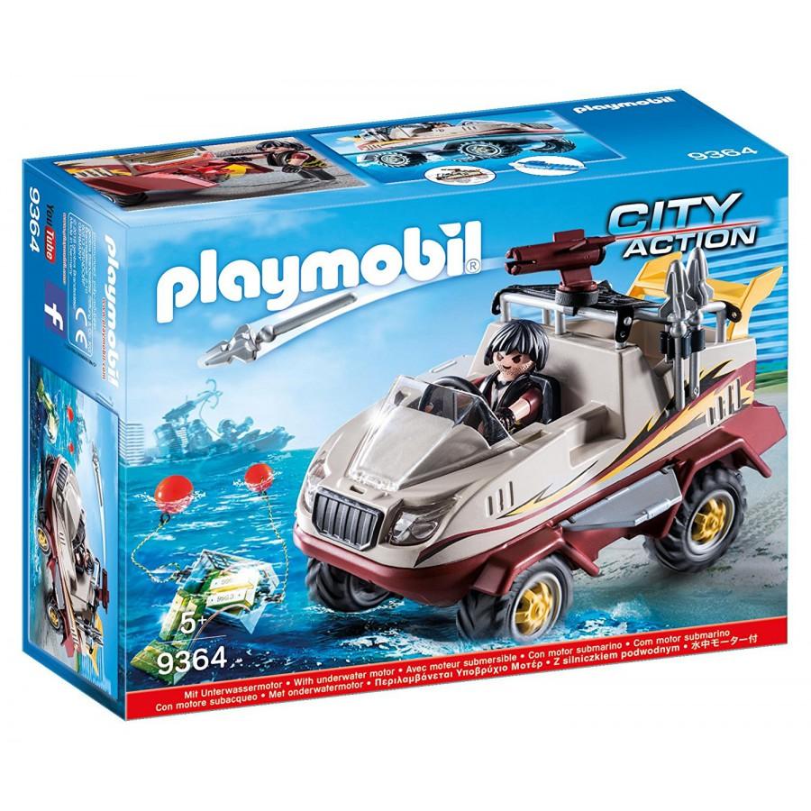 PLAYMOBIL AUTO ANFIBIA DEI MALVIVENTI 9364