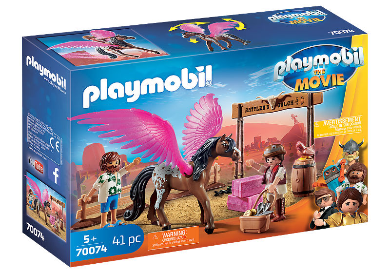 PLAYMOBIL: THE MOVIE MARLA E DEL CON CAVALLO ALATO 70074