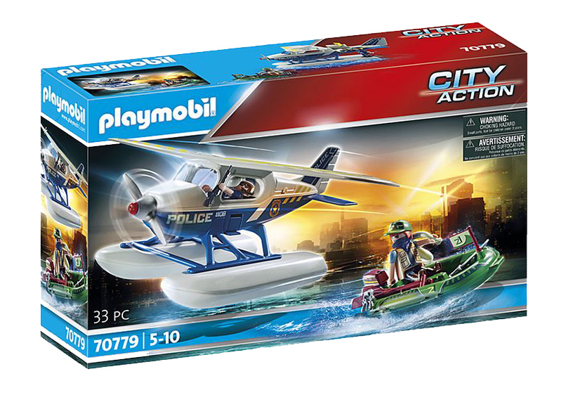 PLAYMOBIL IDROVOLANTE DELLA POLIZIA E CONTRABBANDIERE 70779