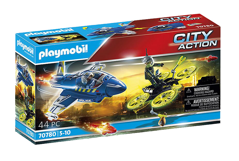 PLAYMOBIL JET DELLA POLIZIA E DRONE 70780