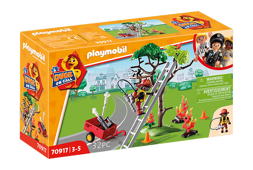 PLAYMOBIL DUCK ON CALL VIGILI DEL FUOCO IN AZIONE 70917