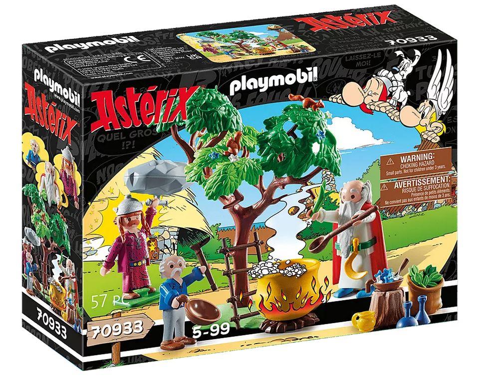 PLAYMOBIL ASTERIX PANORAMIX CON CALDERONE DELLA POZIONE MAGICA 70933