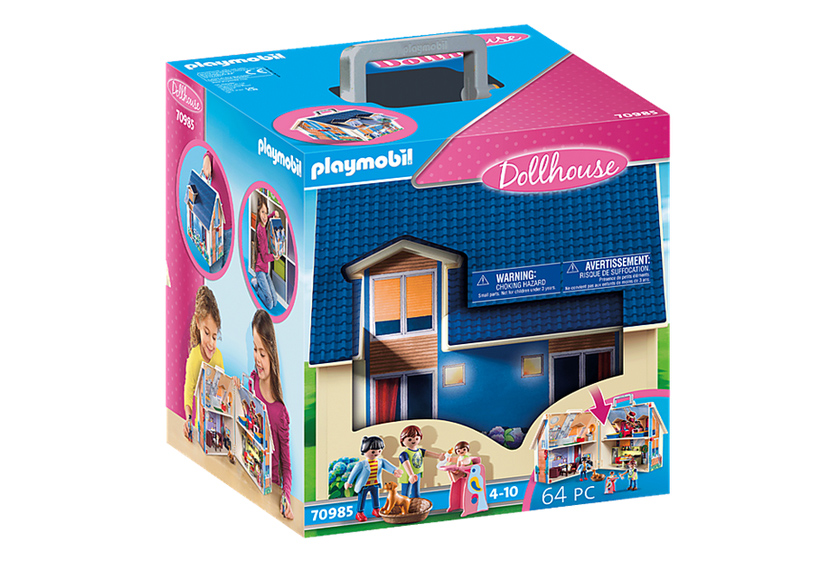 PLAYMOBIL DOLLHOUSE CASA DELLE BAMBOLE PORTATILE 70985