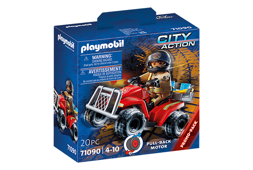 PLAYMOBIL CITY ACTION QUAD DEI VIGILI DEL FUOCO 71090