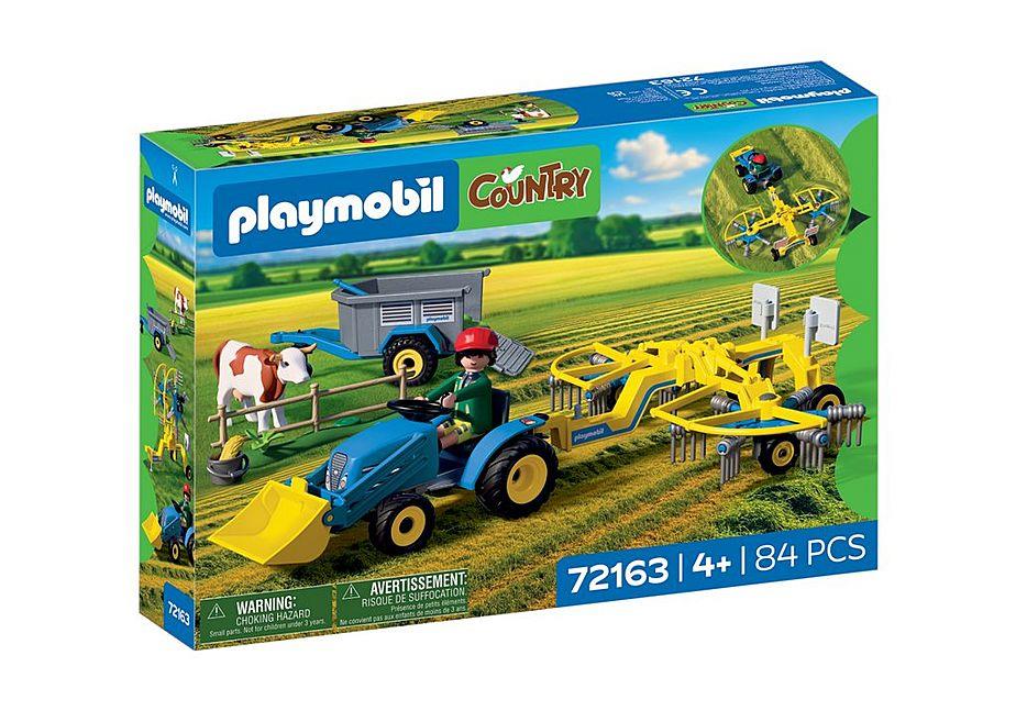 PLAYMOBIL TRATTORE PICCOLO CON RACCOGLITORE DEL FIENO 72163