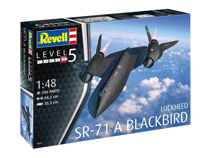 REVELL LOCKHEED SR-71B BLACKBIRD 037519090