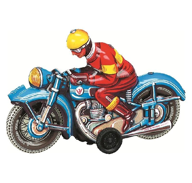 WILESCO MOTOCICLETTA BLU 10589