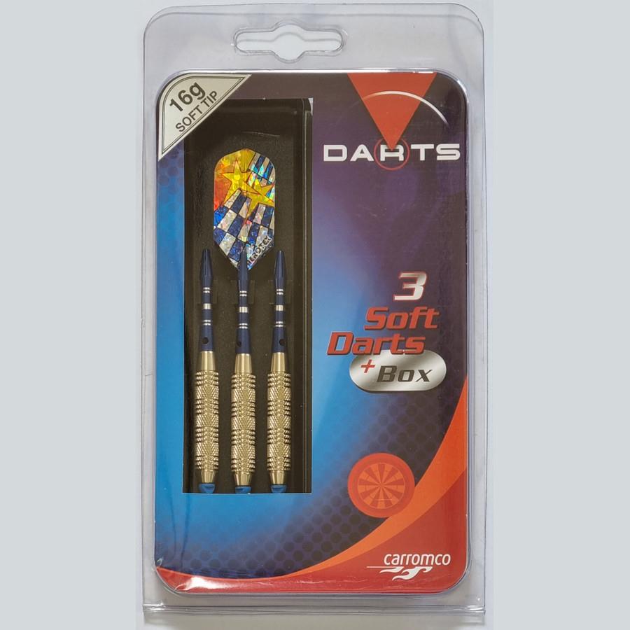 CARROMCO SOFT DART SET JUPITER, BRASS 87720
