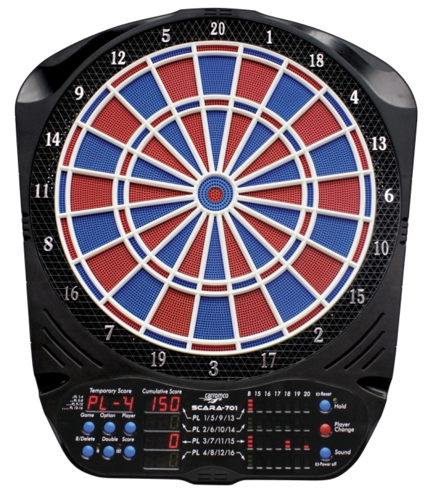 CARROMCO ELECTR. DARTBOARD - SCARA-701, 2row distance 92916<br /><br />