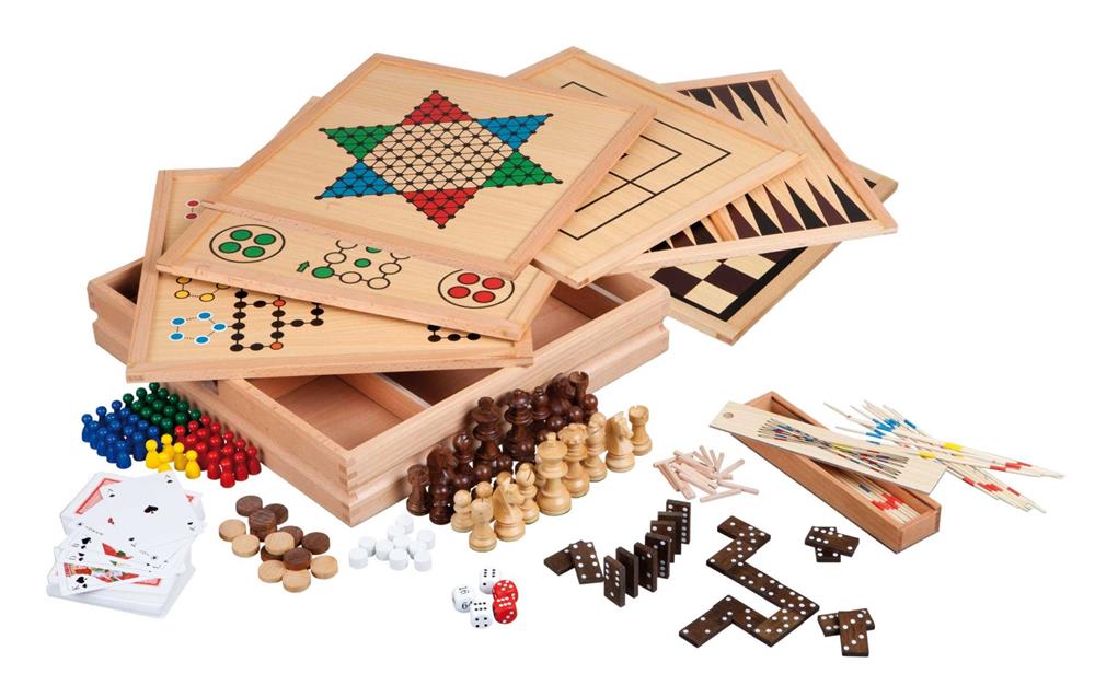 PHILOS COLLEZIONE DI GIOCHI IN LEGNO 100, PREMIUM EDITION, FSC 100% 3101