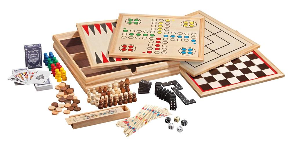 PHILOS COLLEZIONE DI GIOCHI IN LEGNO 10 FSC 100% 9960