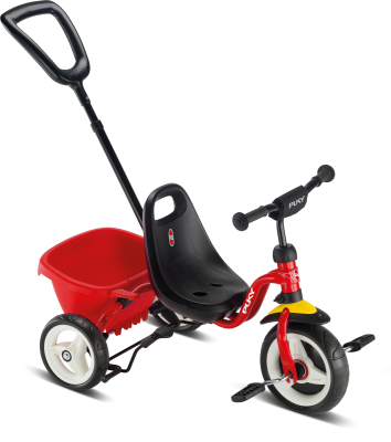 PUKY TRICICLO CEETY PER BAMBINI ROSSO CON MANICO 2214