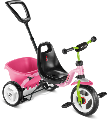 PUKY TRICICLO CEETY PER BAMBINI ROSA CON MANICO 2219