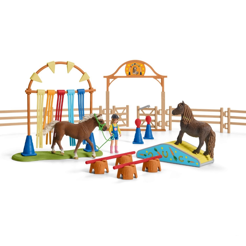 SCHLEICH PERCORSO AGILITY PONY 42481