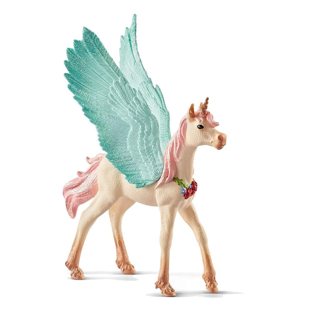 SCHLEICH PEGASUS UNICORNO DECORATO 70575