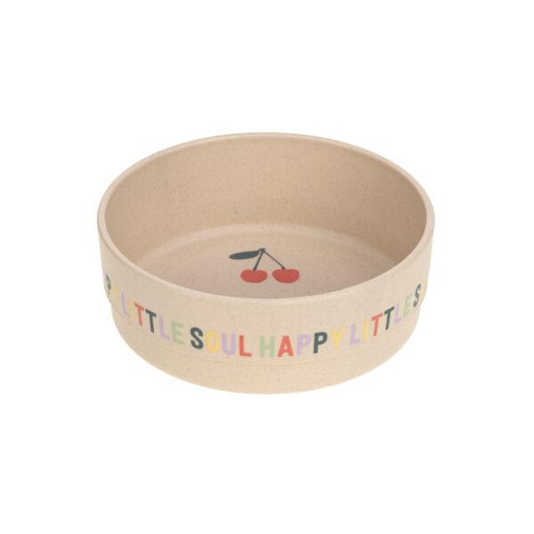 LÄSSIG BOWL PP/CELLULOSE HAPPY FRUITS CHERRY