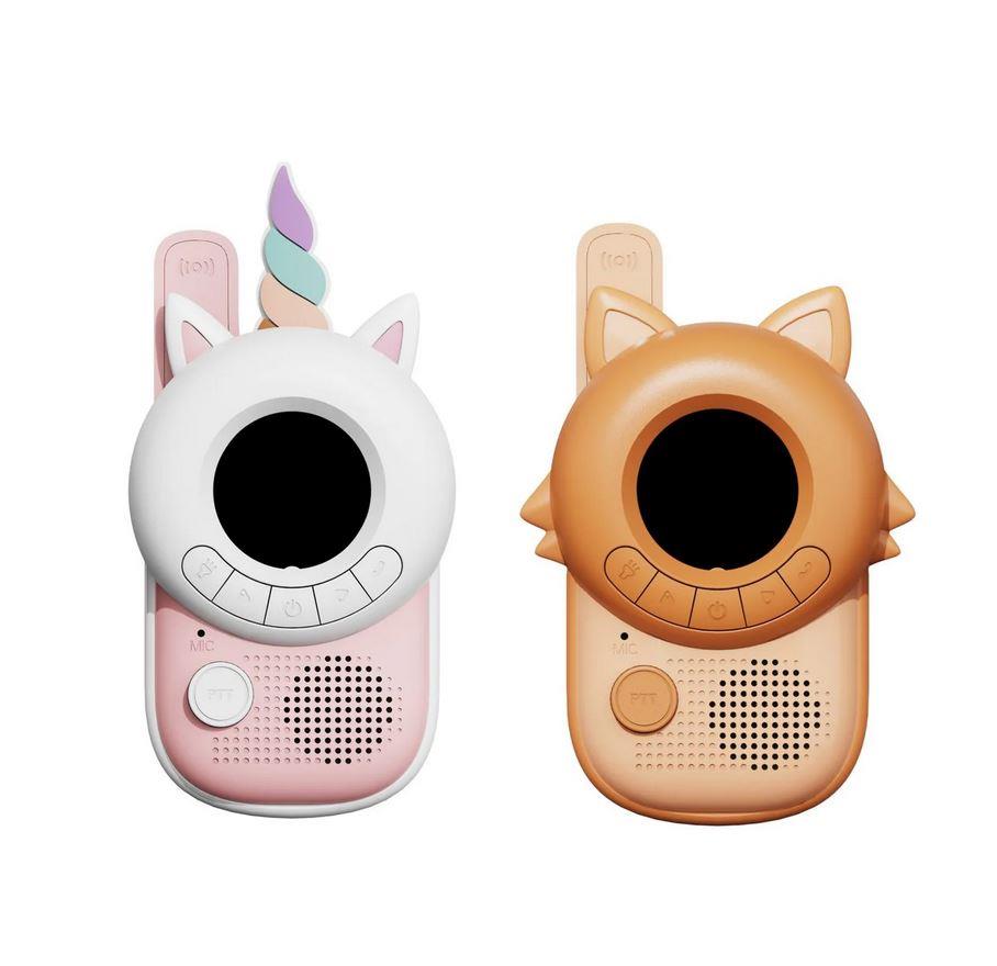 THE ZOOFAMILY ZOO WALKIE TALKIE FOX + UNICORN