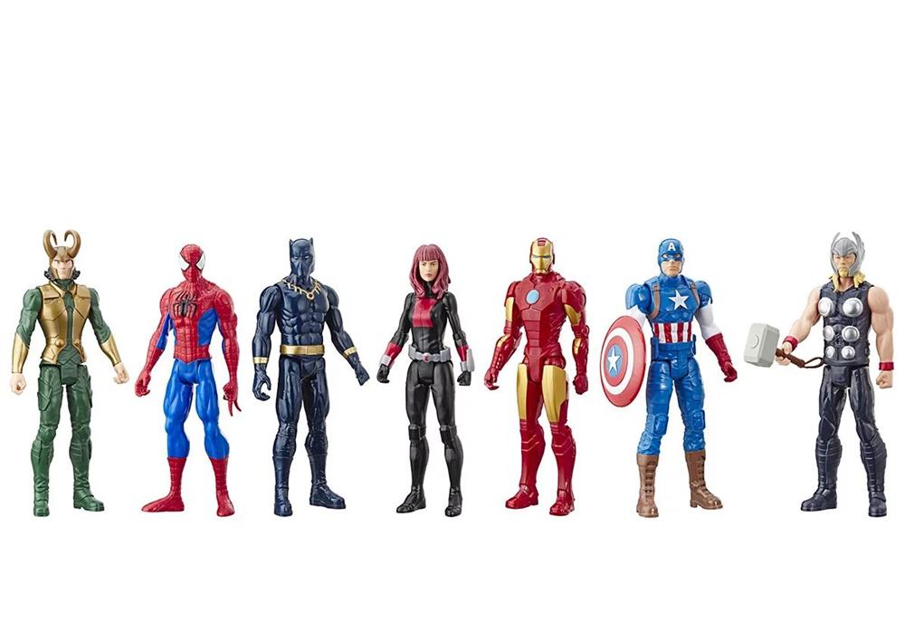 HASBRO AVENGERS TITAN HEROES MULTIPACK 7 PERSONAGGI 30 CM.