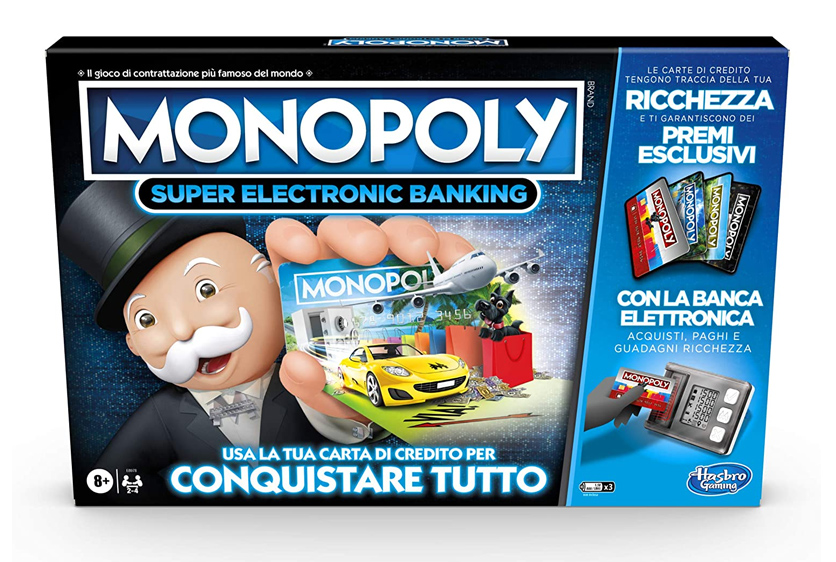 HASBRO MONOPOLY SUPER ELECTRONIC BANKING E8978103