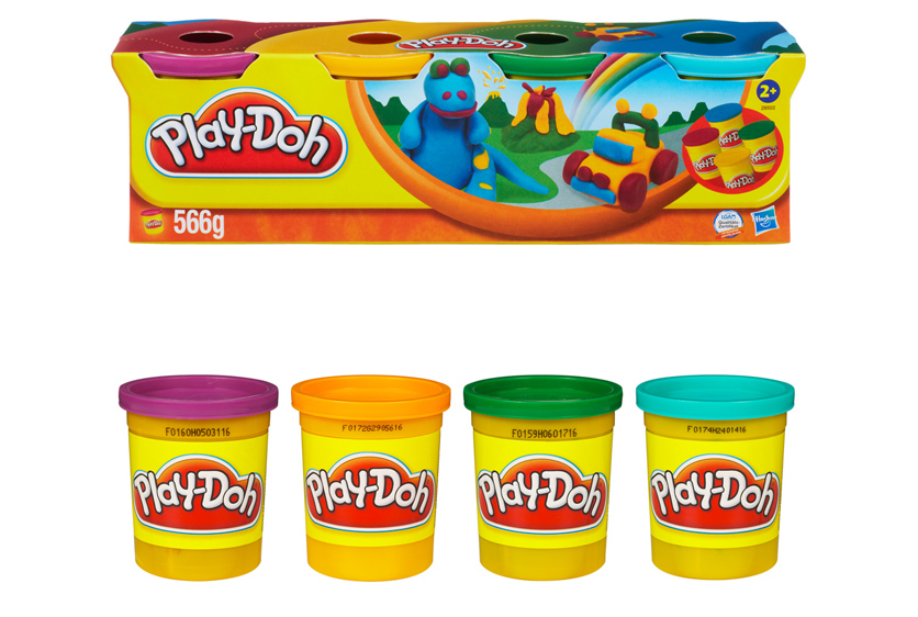 HASBRO PLAY-DOH SET 4 VASETTI B5517EU45