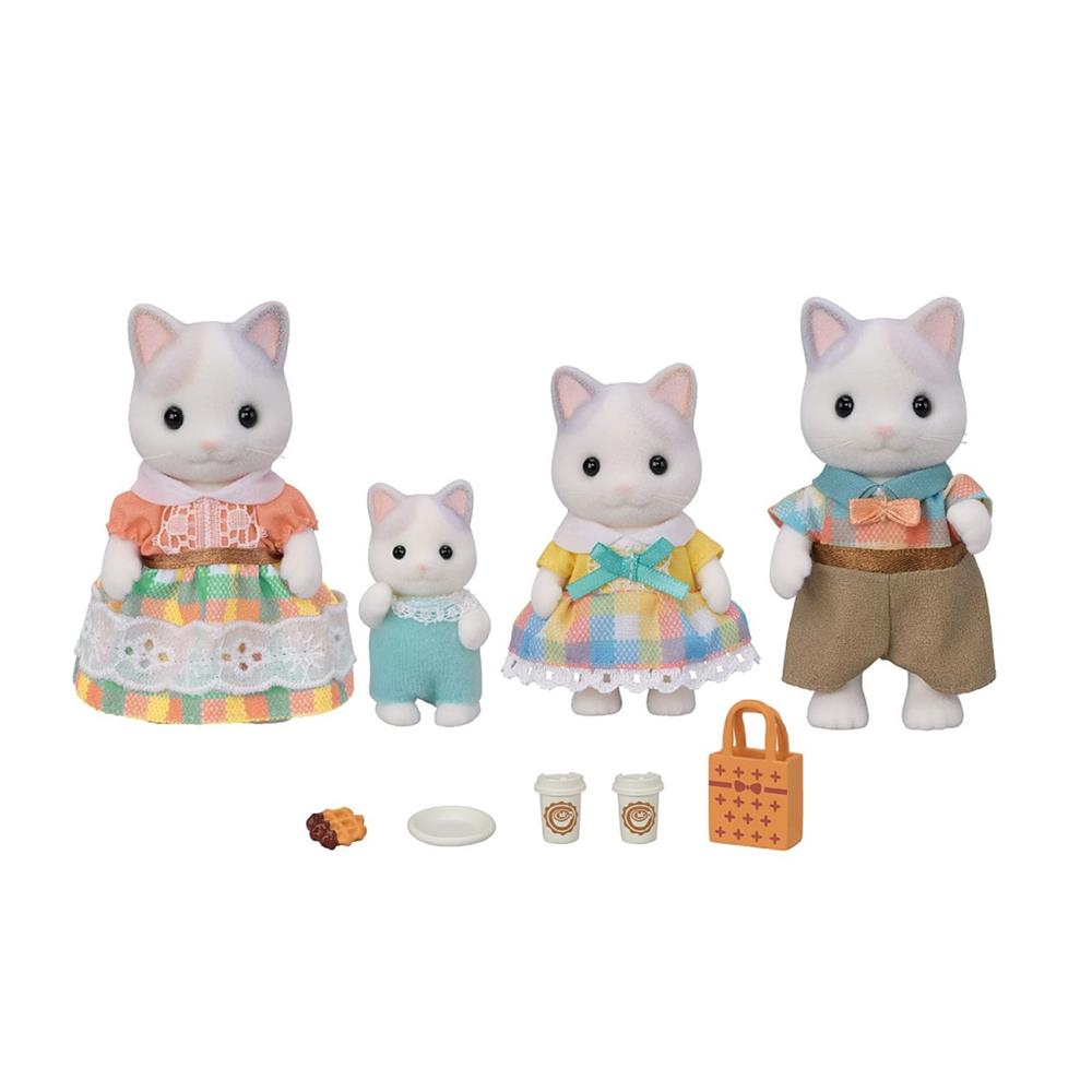 SYLVANIAN FAMILIES FAMIGLIA GATTO LATTE 5738