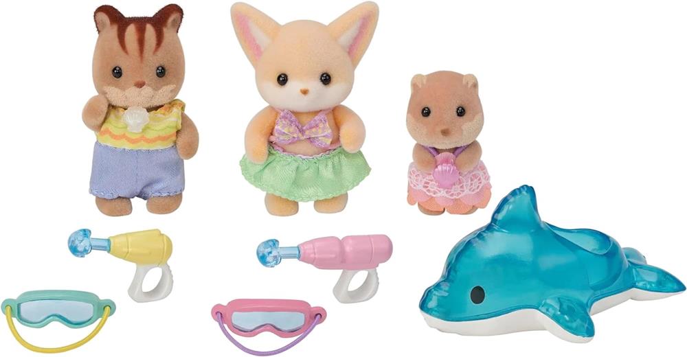 SYLVANIAN FAMILIES AMICI DELL'ASILO - TRIO IN PISCINA 5749