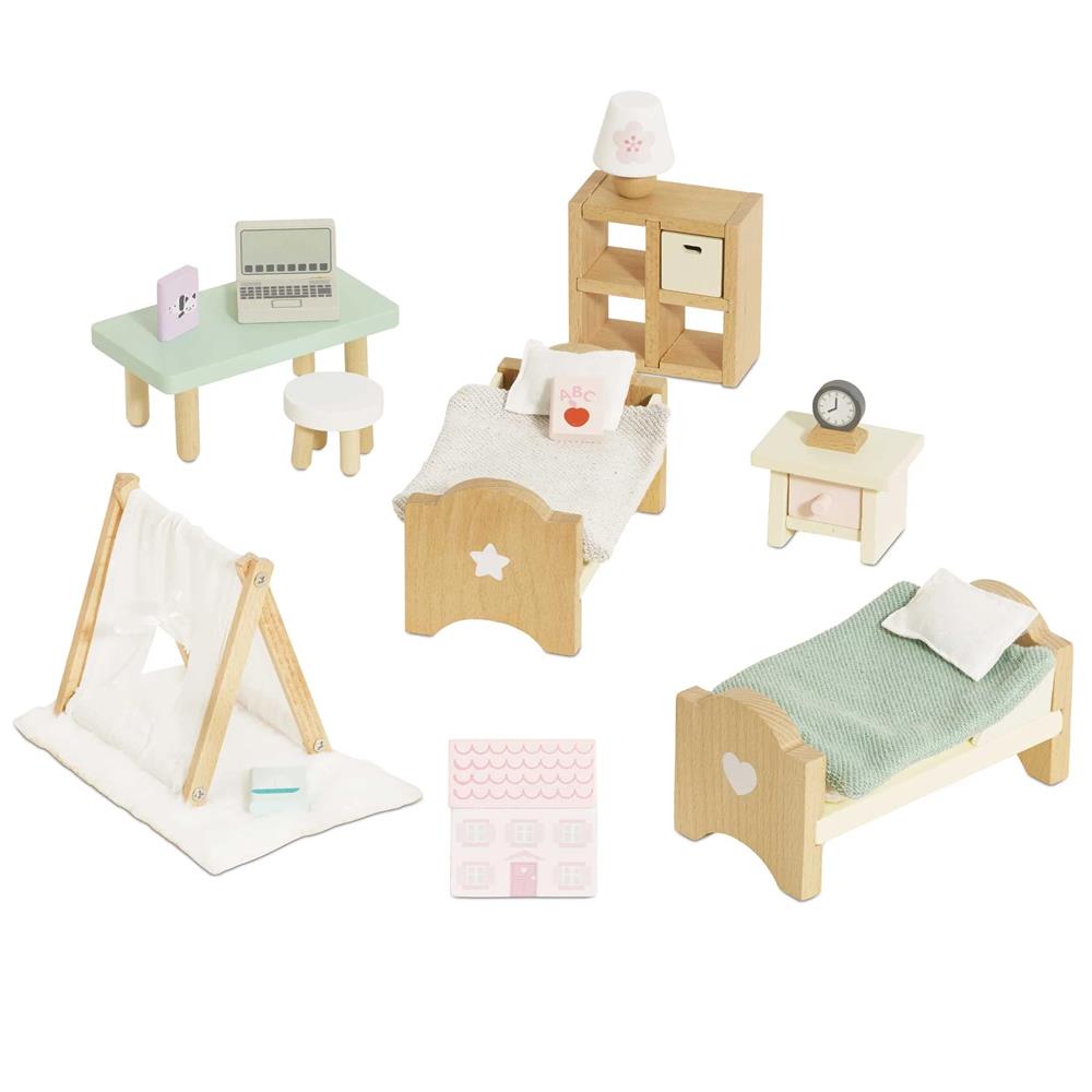 LE TOY VAN CAMERA DA LETTO PER BAMBINI DAISYLANE - SET 24 PZ ME061