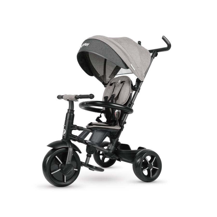 QPLAY TRICYCLE RITO STAR PIEGEVOLE GREY