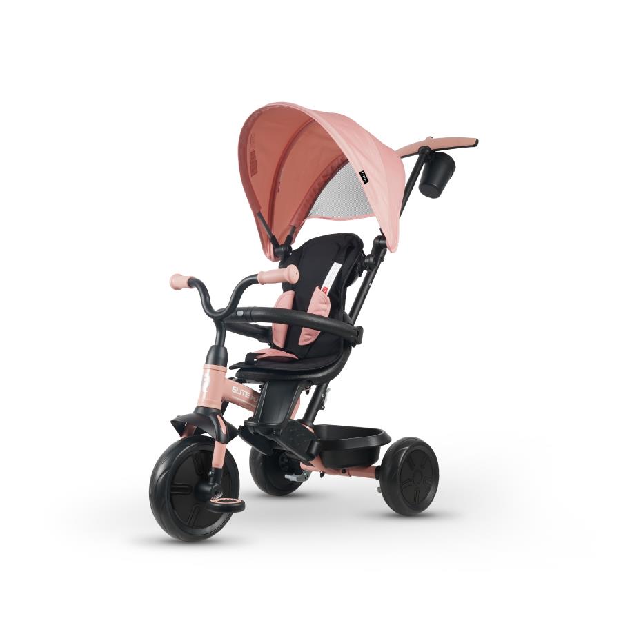 QPLAY TRICYCLE ELITE PLATIN 6IN1 360 PINK