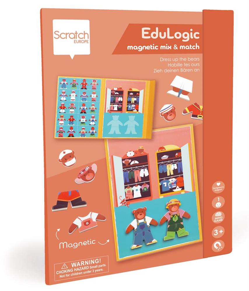 SCRATCH EDULOGIC BOOK VESTI L'ORSO - DRESS-UP BREAR 6182297