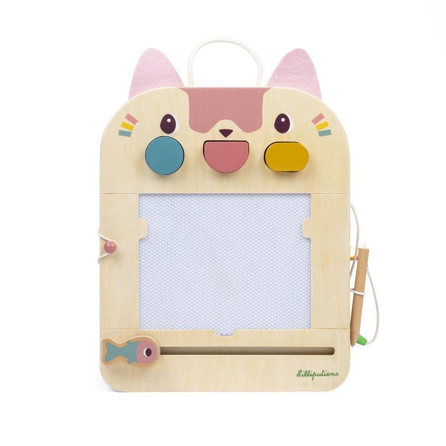 LILLIPUTIENS JEANNE LA GATTA LAVAGNA MAGICA DI LEGNO 83650