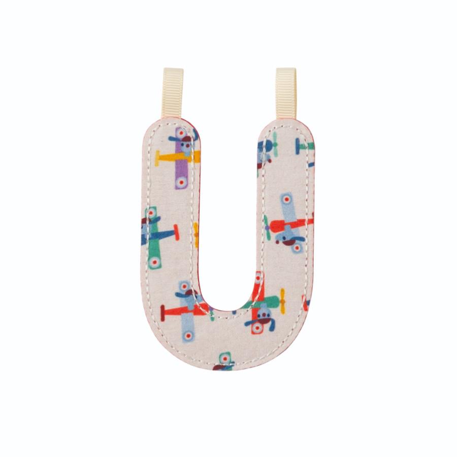 LILLIPUTIENS LETTERA U IN TESSUTO FOSFORESCENTE REVERSIBILE 83884