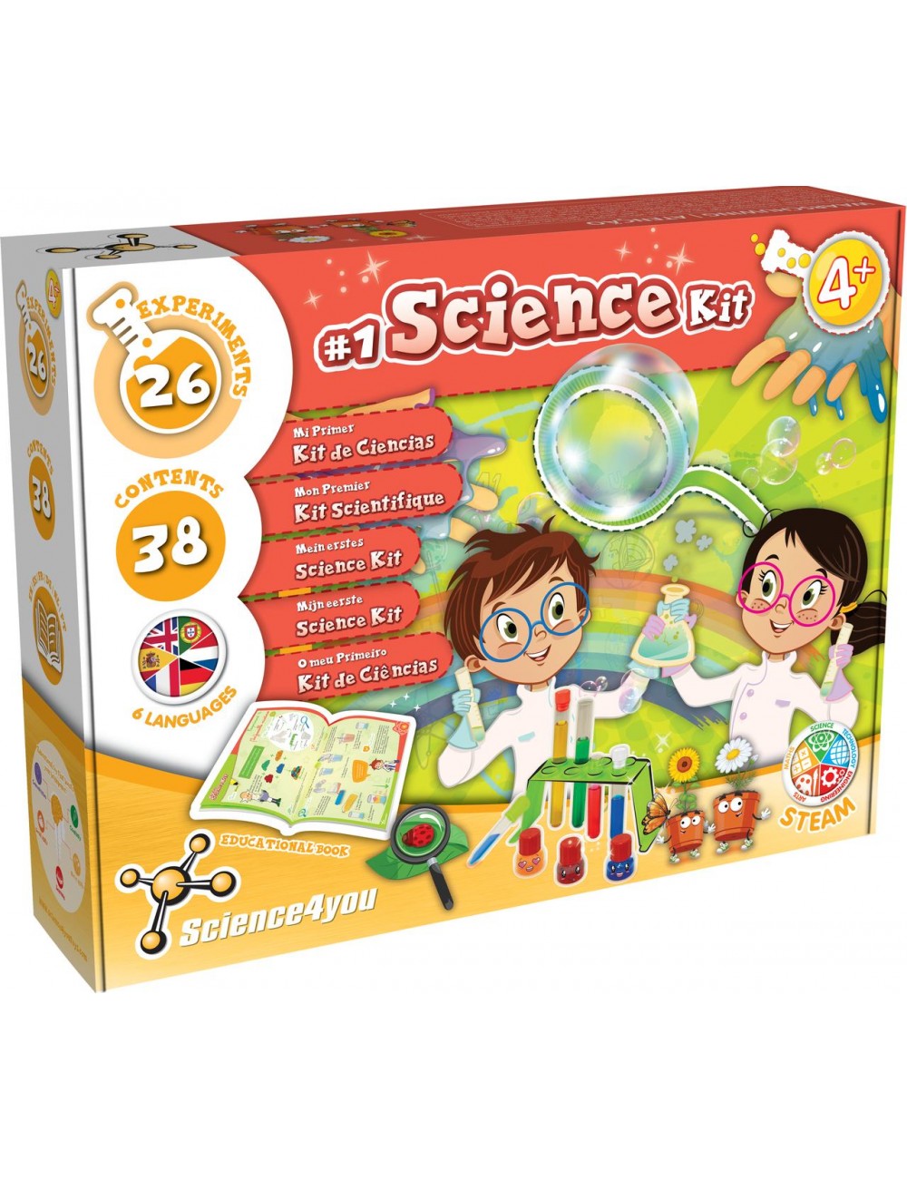 MY 1ST SCIENCE KIT XL4 MULTILINGUA