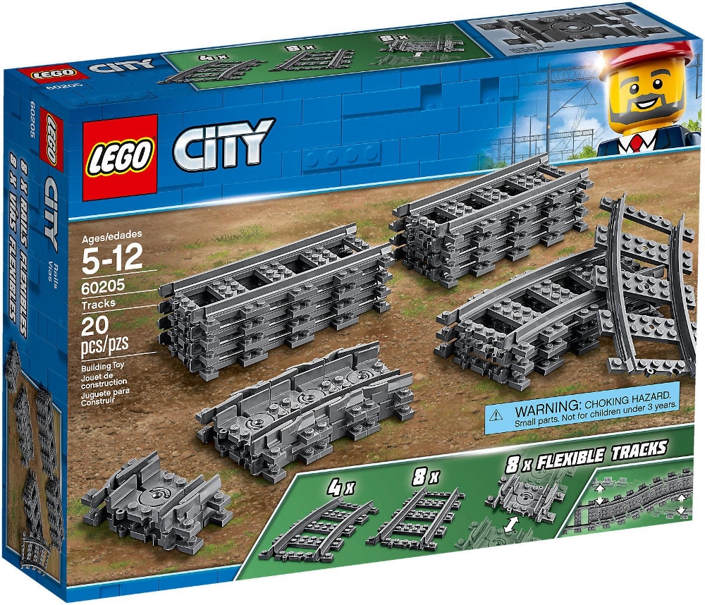 LEGO CITY TRAINS BINARI PER LA FERROVIA 60205