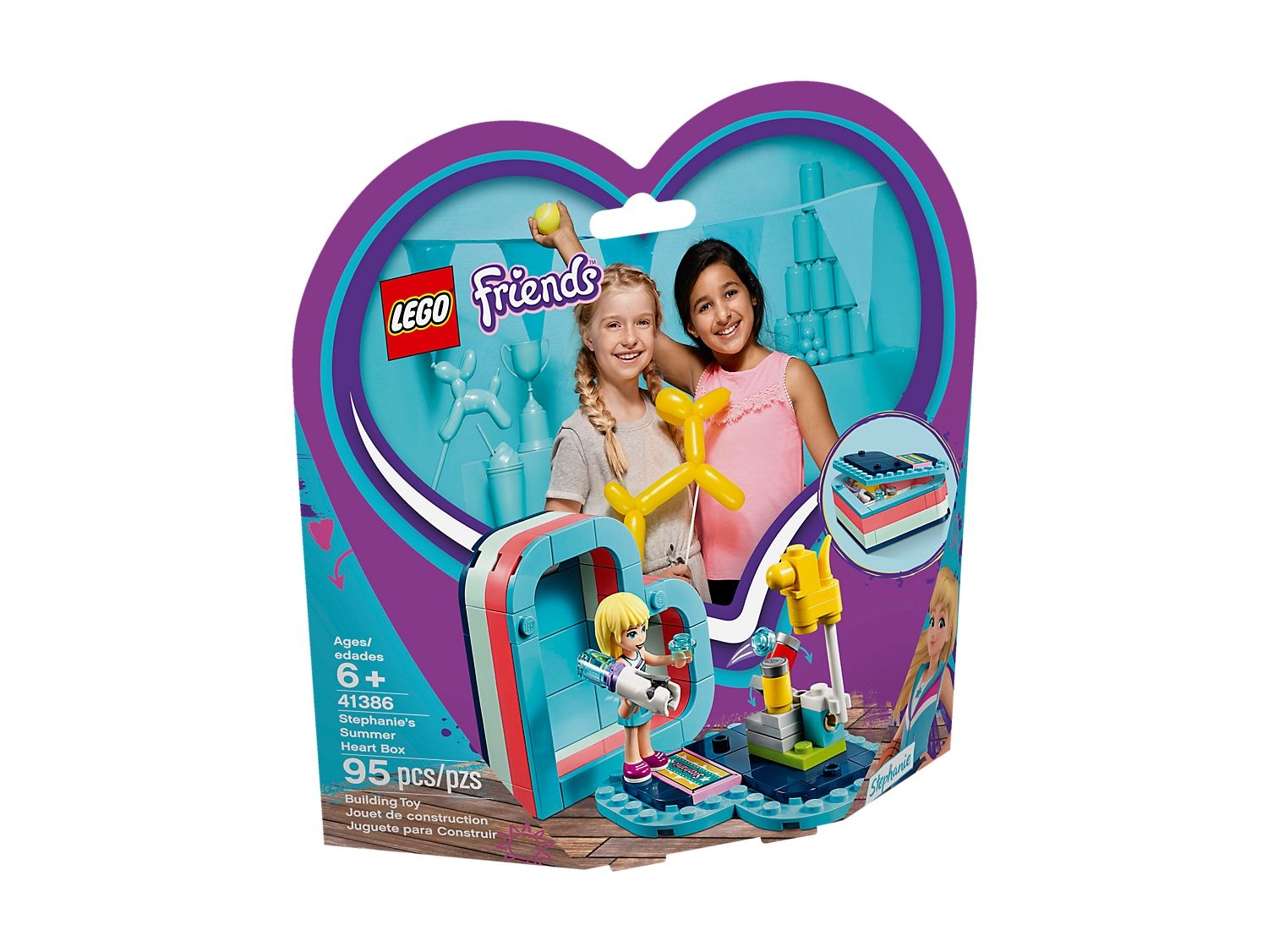 LEGO FRIENDS SCATOLA DEL CUORE DELL'ESTATE DI STEPHANIE 41386