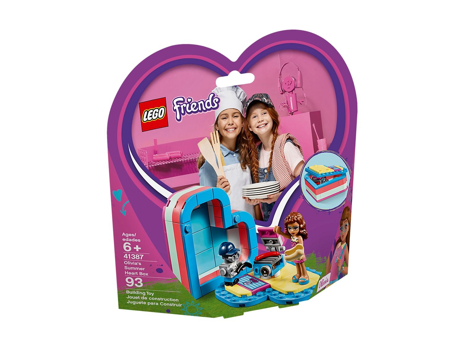 LEGO FRIENDS SCATOLA DEL CUORE DELL'ESTATE DI OLIVIA 41387