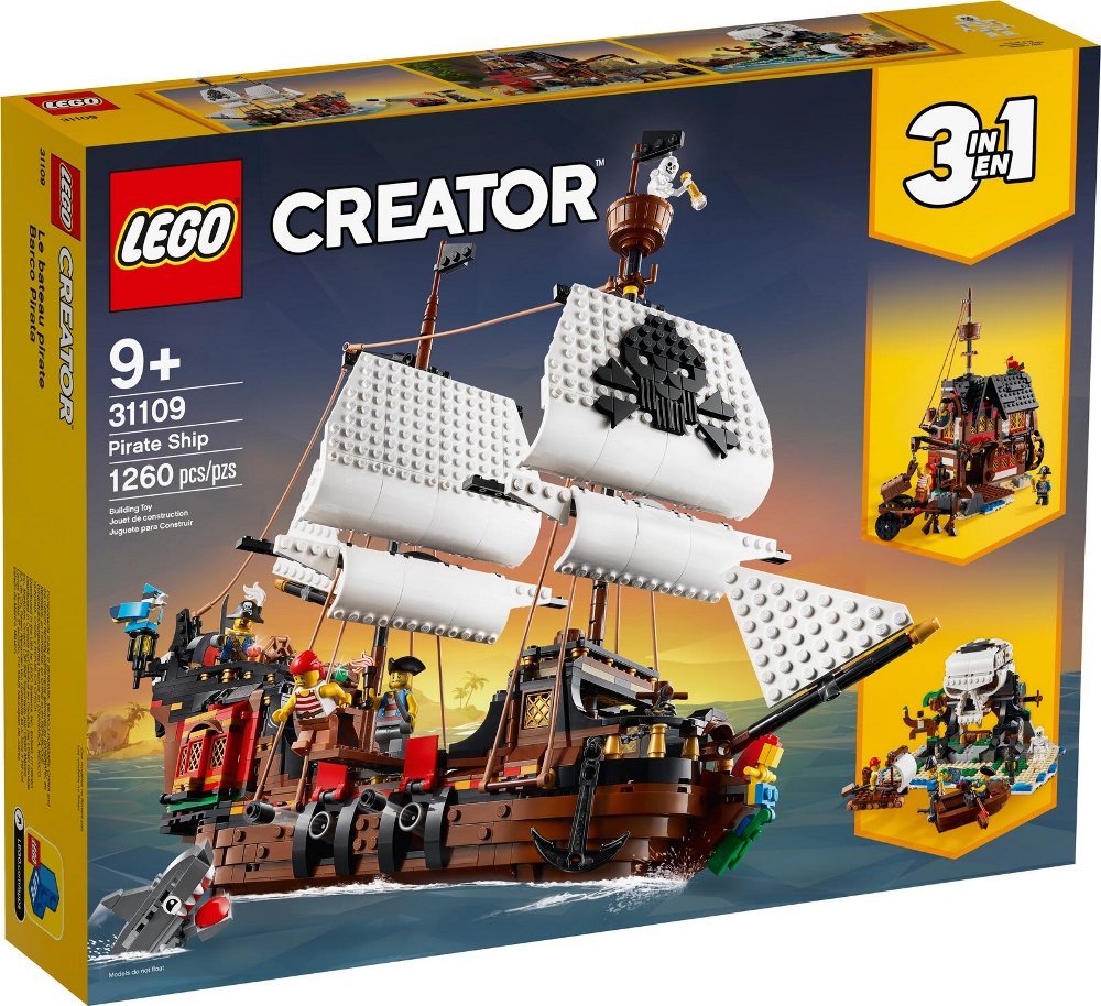 LEGO CREATOR GALEONE DEI PIRATI 31109