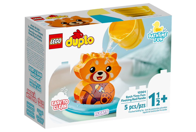 LEGO DUPLO ORA DEL BAGNETTO: PANDA ROSSO GALLEGGIANTE 10964