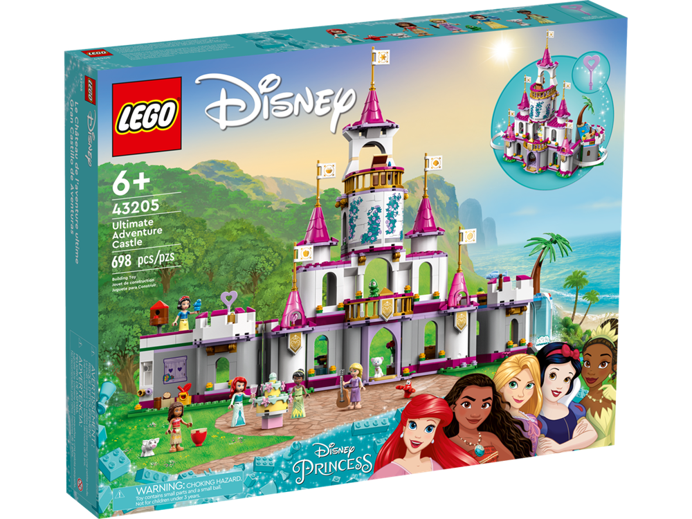 LEGO DISNEY PRINCESS IL GRANDE CASTELLO DELLE AVVENTURE 43205