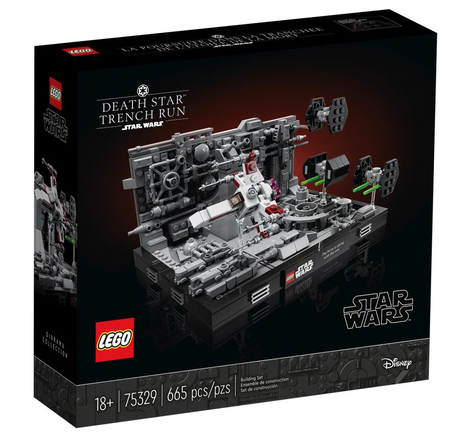 LEGO STAR WARS DIORAMA VOLO SULLA TRINCEA DELLA MORTE NERA 75329