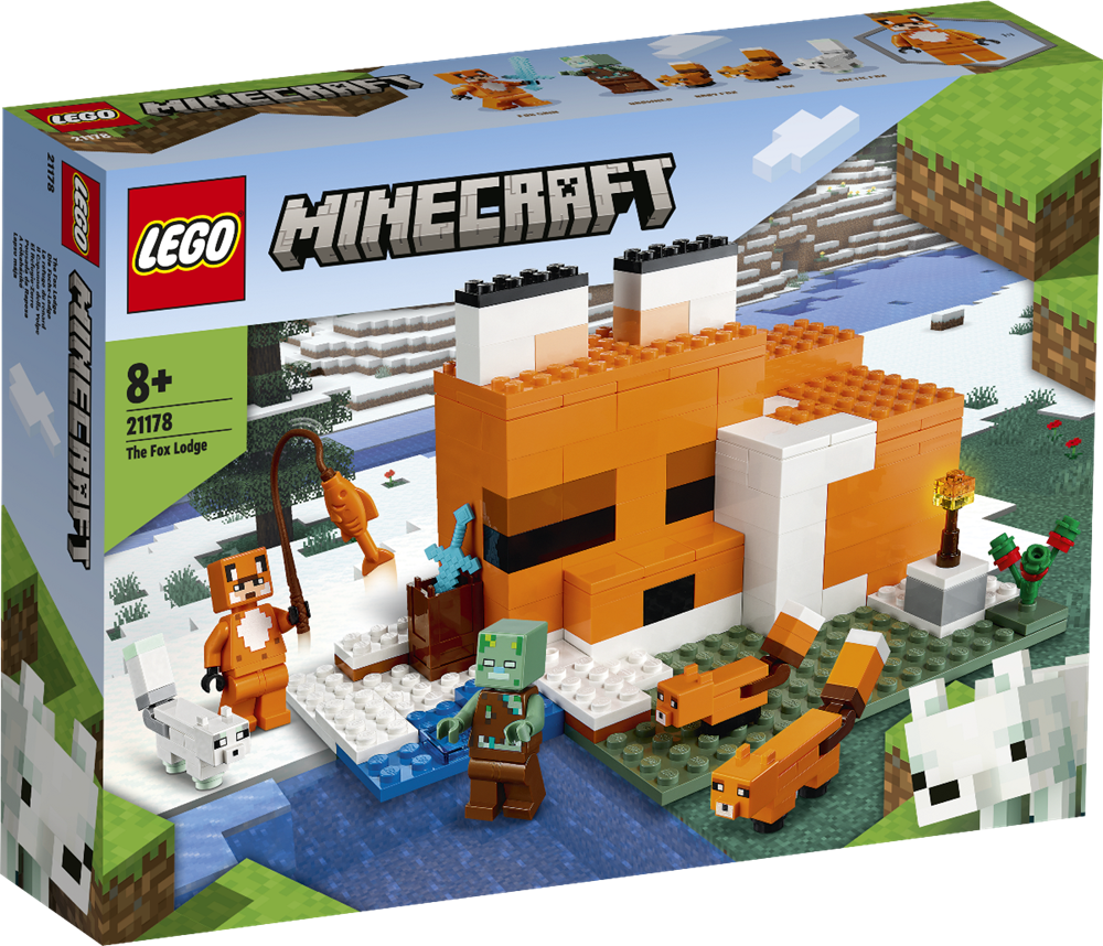 LEGO MINECRAFT IL CAPANNO DELLA VOLPE 21178