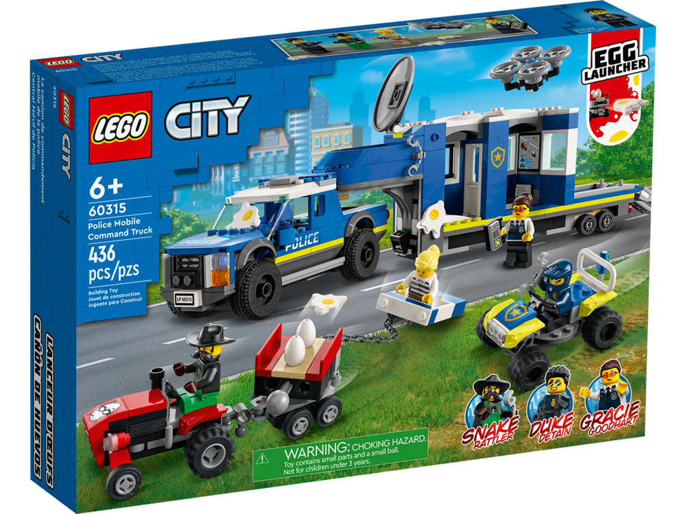 LEGO CITY CAMION CENTRO DI COMANDO DELLA POLIZIA 60315