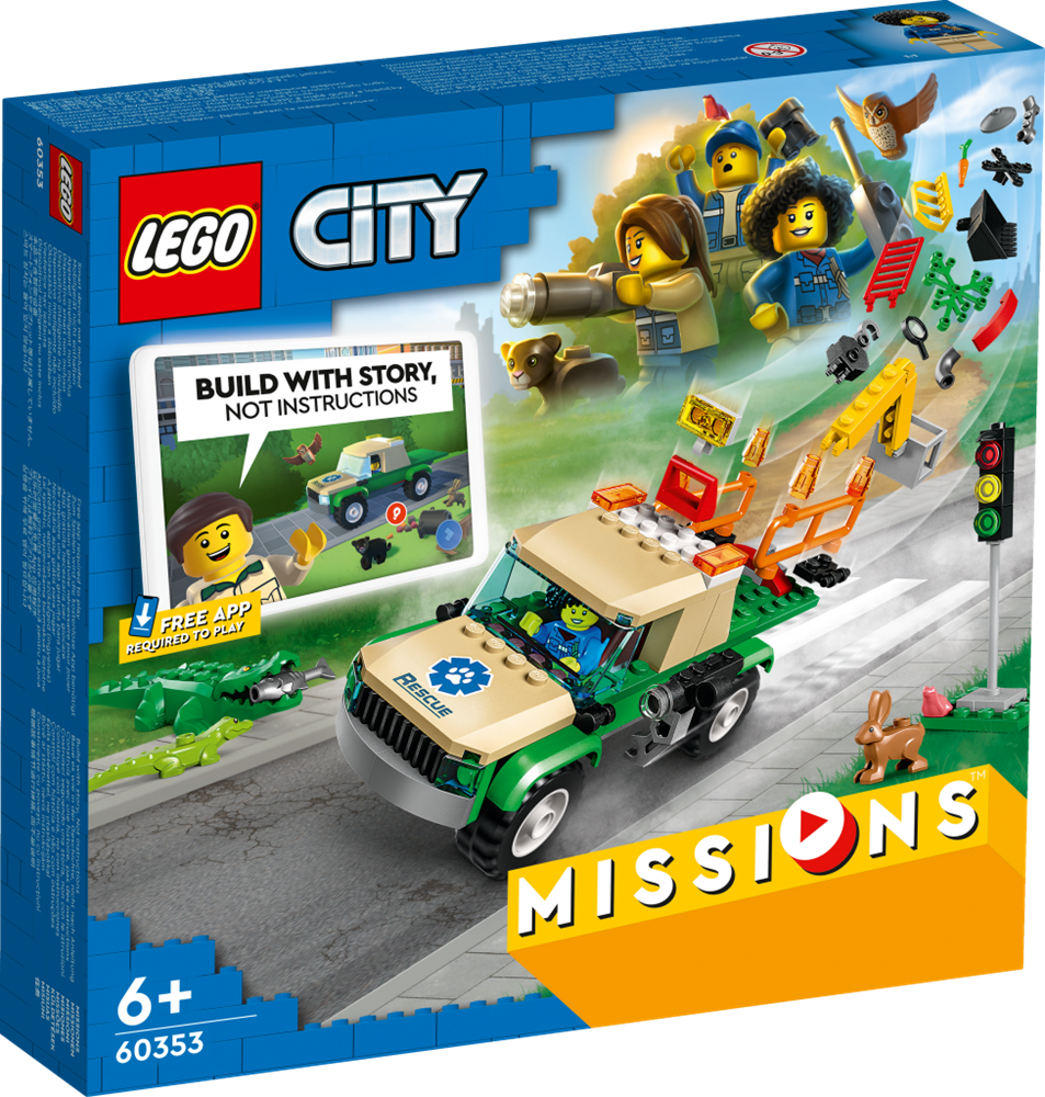 LEGO CITY MISSIONI DI SALVATAGGIO ANIMALE 60353