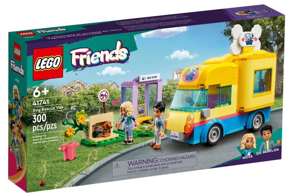 LEGO FRIENDS FURGONE DI SOCCORSO DEI CANI 41741